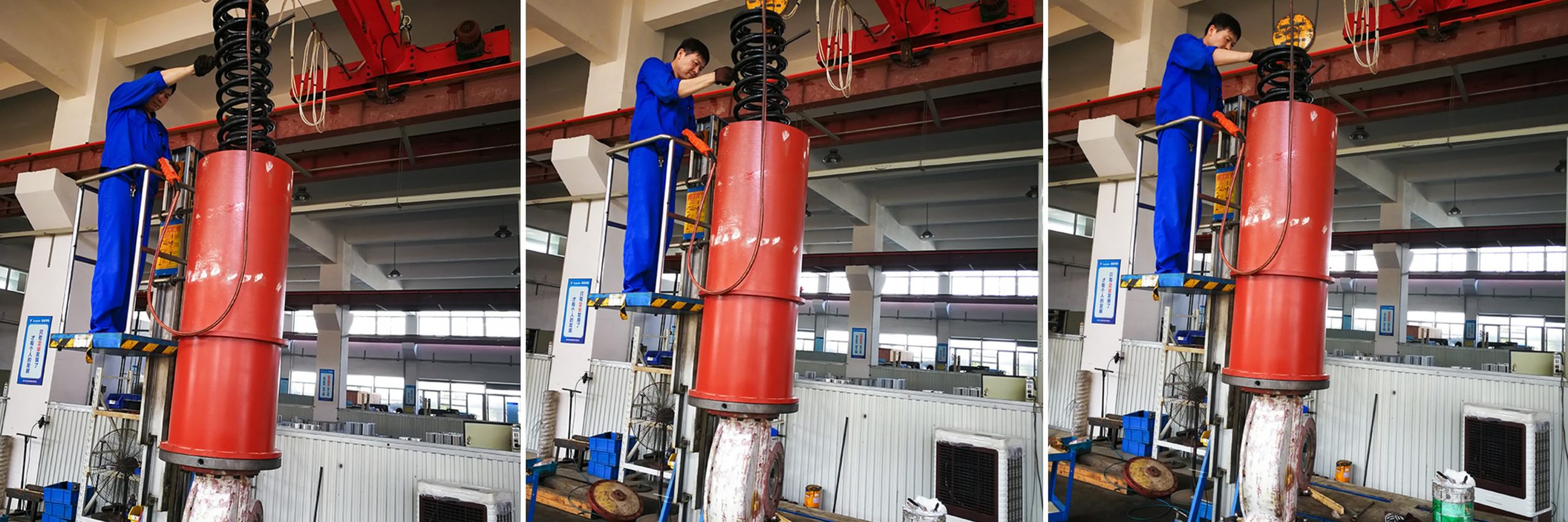 Fork type Hot coil pneumatic actuator spring - YUU SPRING